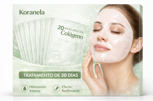 AÑADE 20 MASCARILLAS DE COLAGENO 50%OFF POR PRIMERA COMPRA