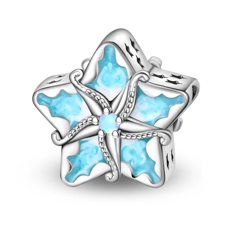 CHARM PLATA 925 redondo estrella de mar