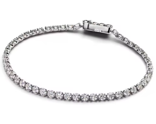 PULSERA PLATA DE LEY 925 cadena tenis con circonitas